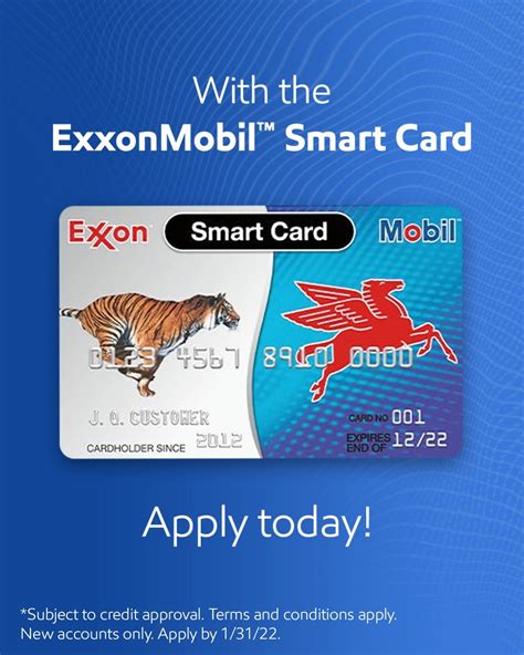 apply for Exxon smart card